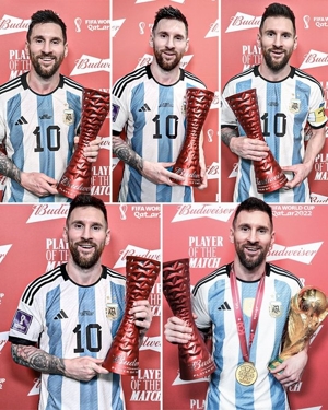 Xếp hạng cầu thủ giành nhiều giải Best of the Match nhất: Messi đứng đầu danh sách với 395 lần, Ronaldo thứ hai, Ibrahimovic thứ ba