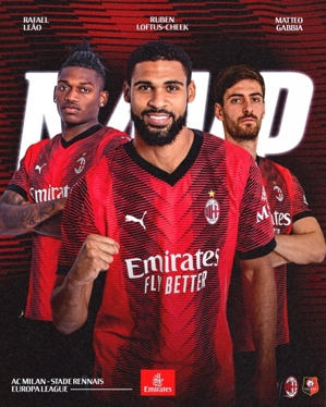 Tiêu đề kép! Loftus-Cheek được bầu là cầu thủ hay nhất của Milan trong trận gặp Rennes