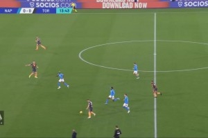 Serie A - Napoli 1-1 Turin bất bại 5 vòng đấu K77 ghi bàn gỡ hòa cho Sanabria