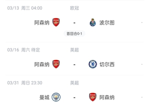 Một trận chiến khó khăn! Arsenal sẽ gặp Porto ở Champions League trên sân nhà vào giữa tuần và trận sân khách với đối thủ ở Champions League là Manchester City vào cuối tháng.