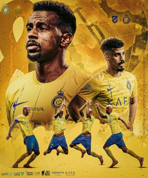 Poster của Riyadh Victory League: Cristiano Ronaldo không xuất hiện, Talisca thực hiện màn ăn mừng mang tính biểu tượng của Cristiano Ronaldo