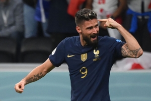 Giroud ghi 6 bàn vào lưới các đội bóng Nam Mỹ, ngang bằng với Fontaine và Mbappé nhiều nhất lịch sử đội tuyển Pháp